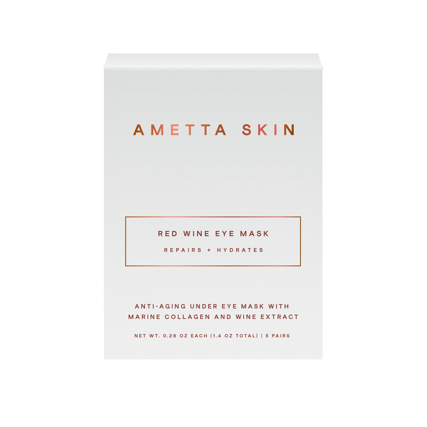 Red Wine Eye Masks by Ametta Skin
