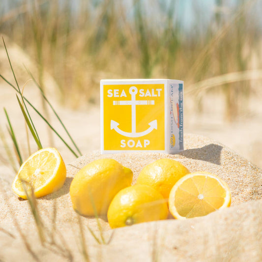Sea Salt Lemon Soap by Kalastyle Soaps
