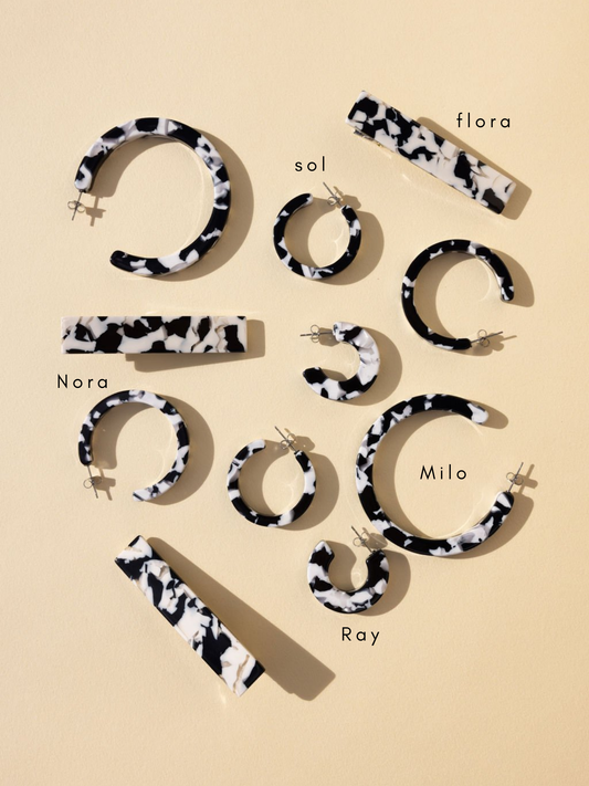 Sol Hoops by Nat and Noor