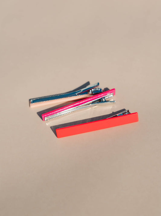 Evie Alligator Hair Clips by Nat and Noor