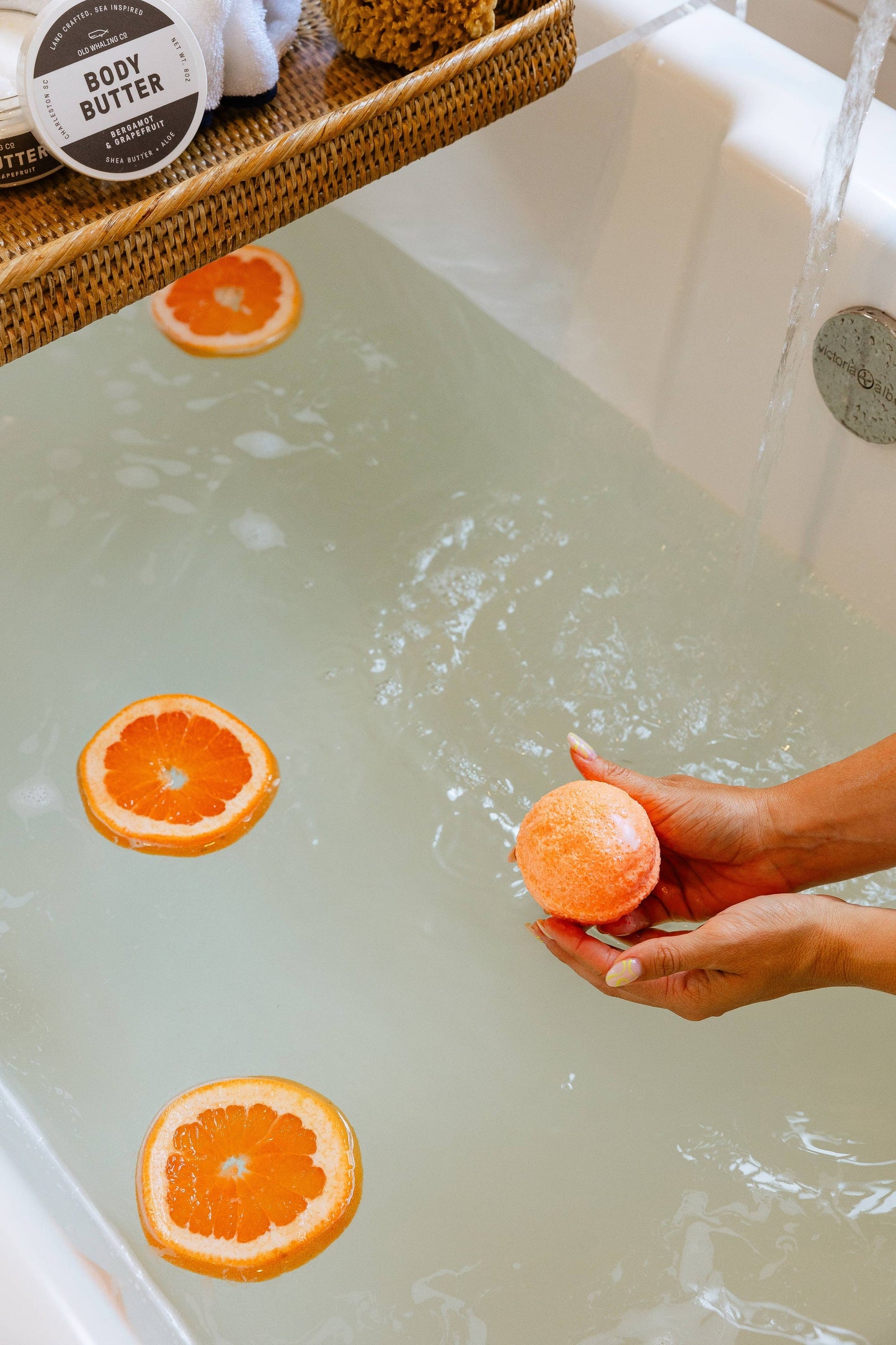 Bergamot and Grapefruit Bath Bomb by Old Whaling Company
