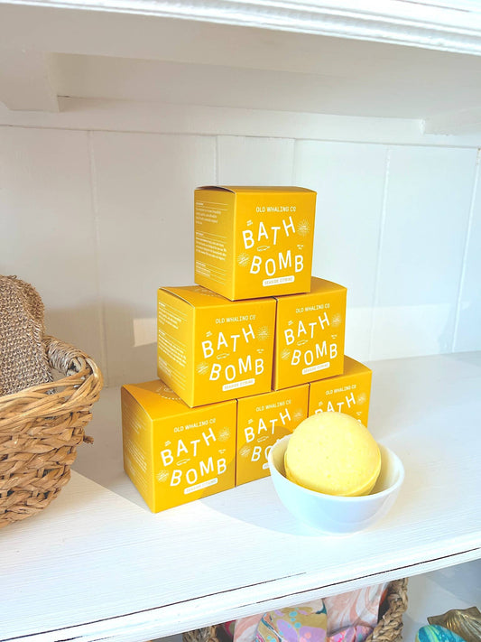 Seaside Citrine Bath Bomb by Old Whaling Company