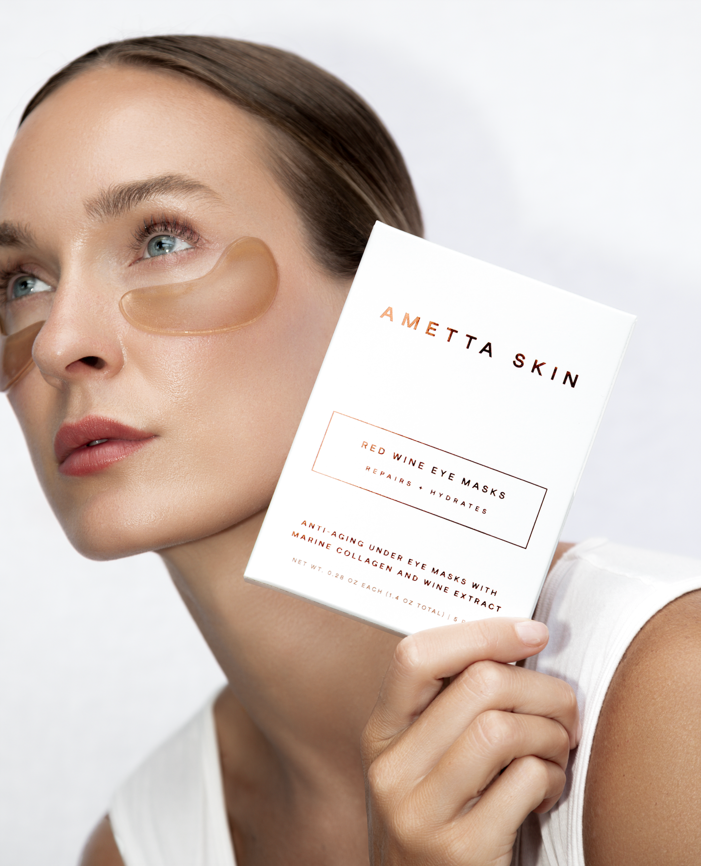 Red Wine Eye Masks by Ametta Skin