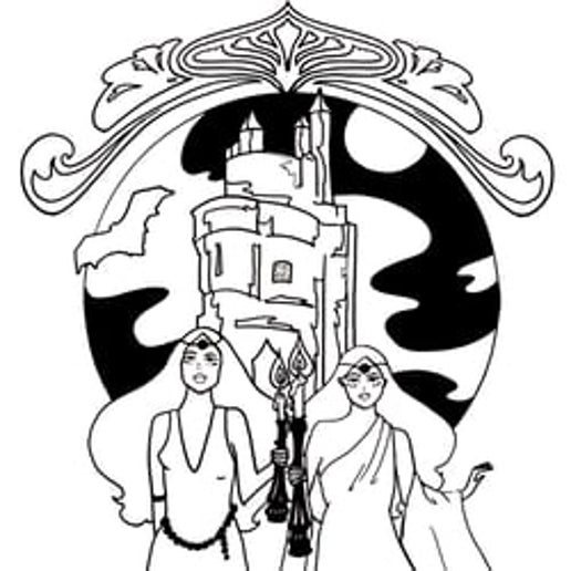Occult Color-In Book by Dawn Aquarius
