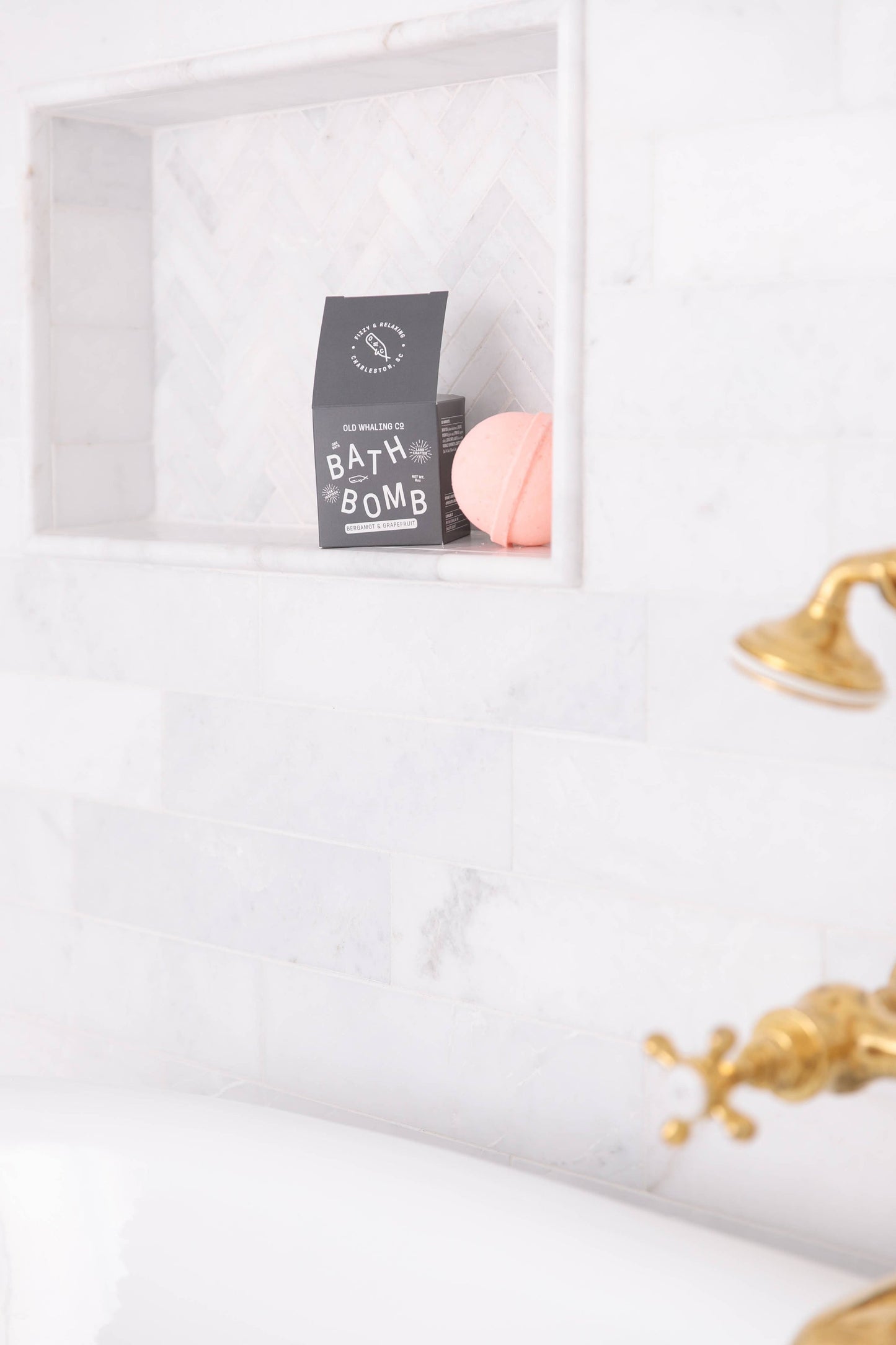 Bergamot and Grapefruit Bath Bomb by Old Whaling Company