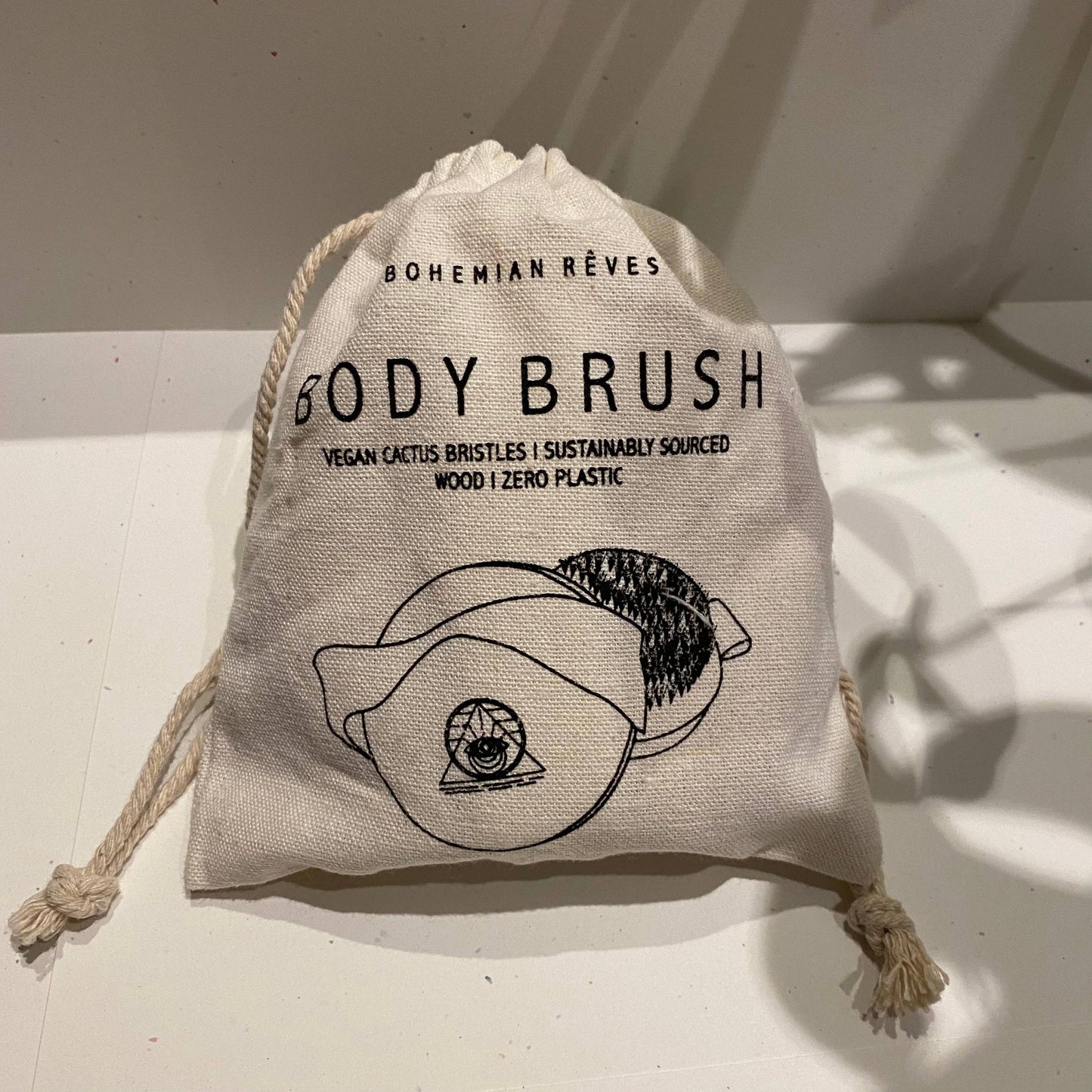 Cactus Bristle Sustainable Contoured Dry Body Brush