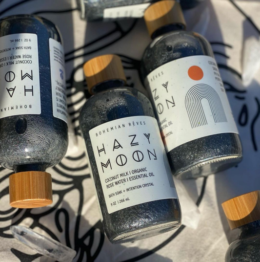 Hazy Moon Coconut Milk & Rose Water Bath Soak