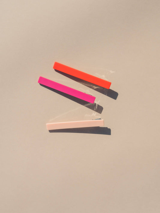 Evie Alligator Hair Clips by Nat and Noor