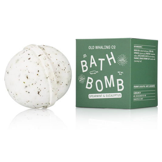 Spearmint & Eucalyptus Bath Bomb by Old Whaling Company
