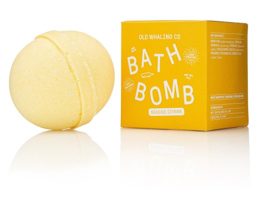 Seaside Citrine Bath Bomb by Old Whaling Company