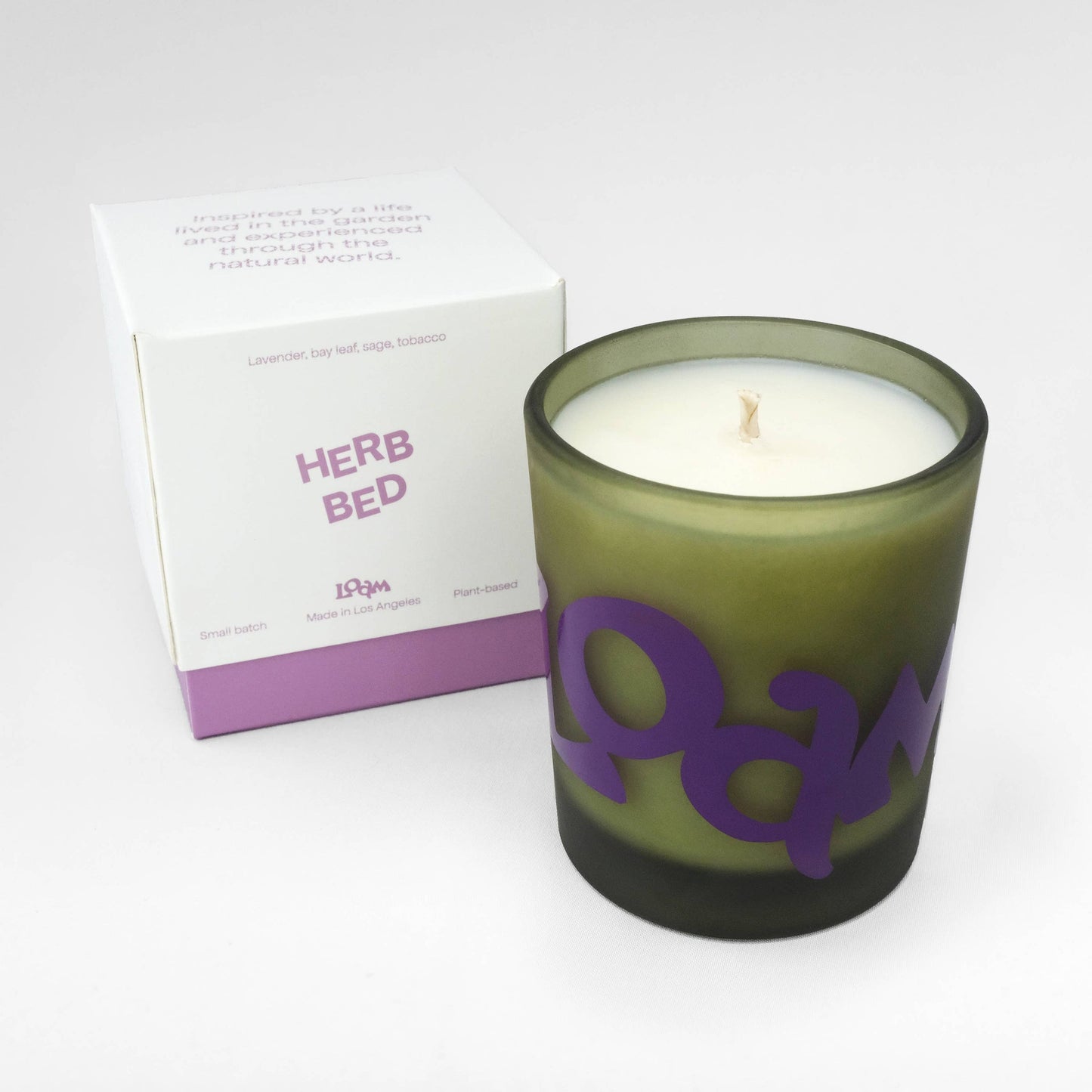 Herb Bed Candle by Loam