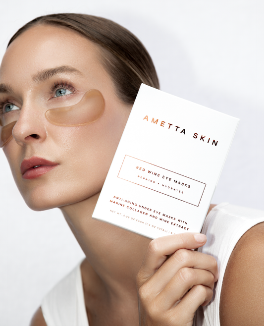 Red Wine Eye Masks by Ametta Skin