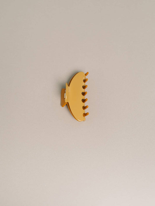 Medium Two Toned Claw Clip in Citrus by Nat and Noor