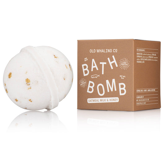 Oatmeal Milk & Honey Bath Bomb by Old Whaling Company