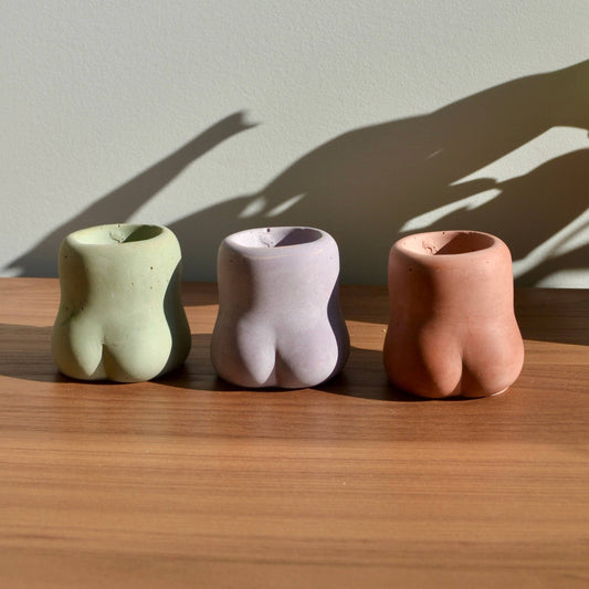 Mini Boobie Pot Airplant Holder by LindaMakess